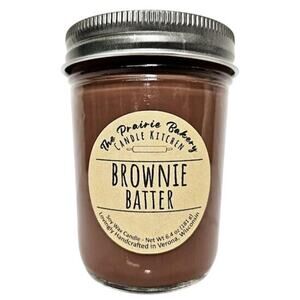 NEW Brownie Batter Candle Scented Soy Wax Handmade USA Vegan Candle 8 fl oz Jar